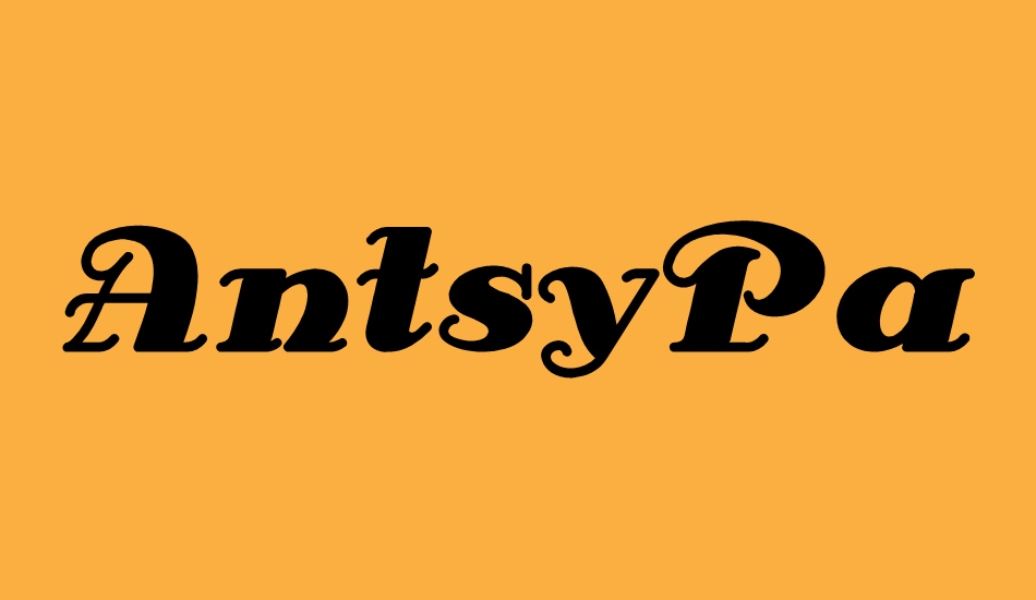 antsypants font big