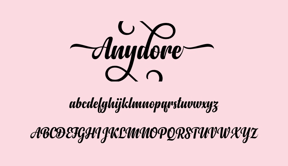 anydore font