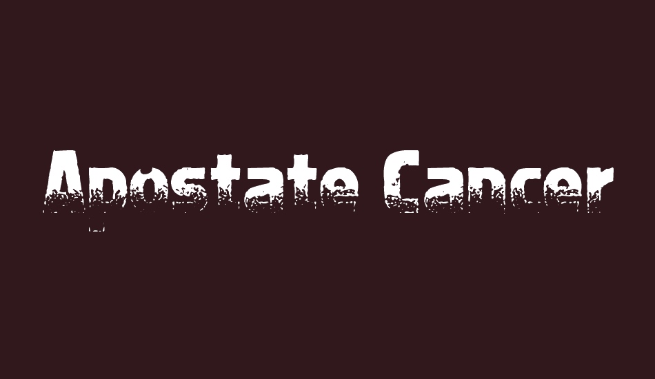 apostate-cancer font big