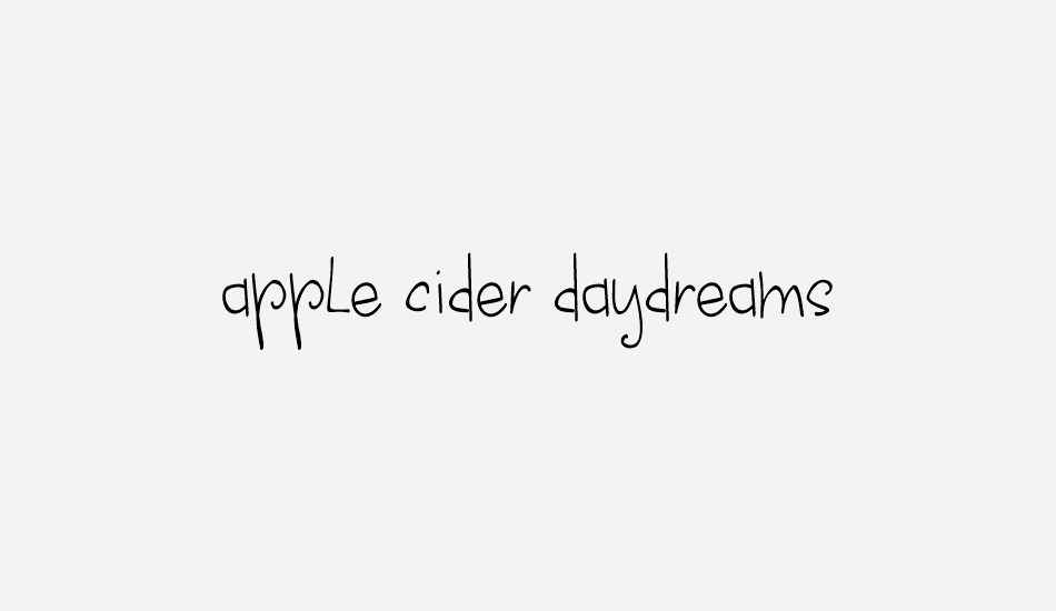 apple-cider-daydreams font big