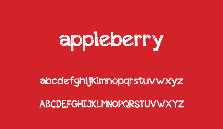 appleberry font