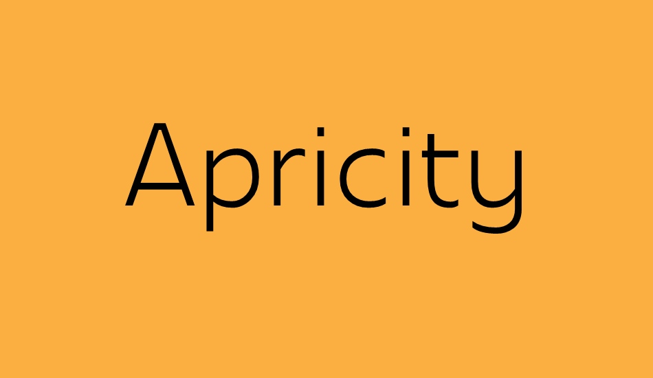 apricity font big