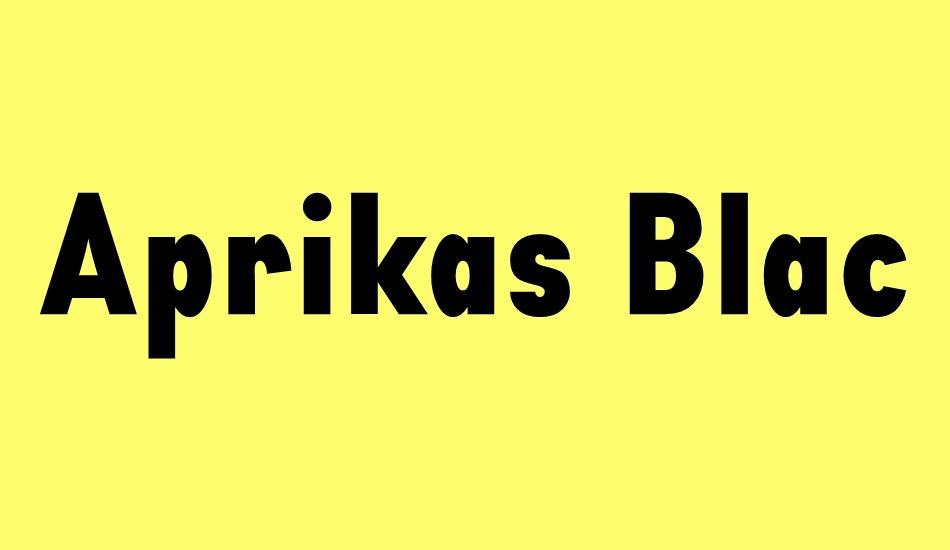 aprikas-black-demo font big