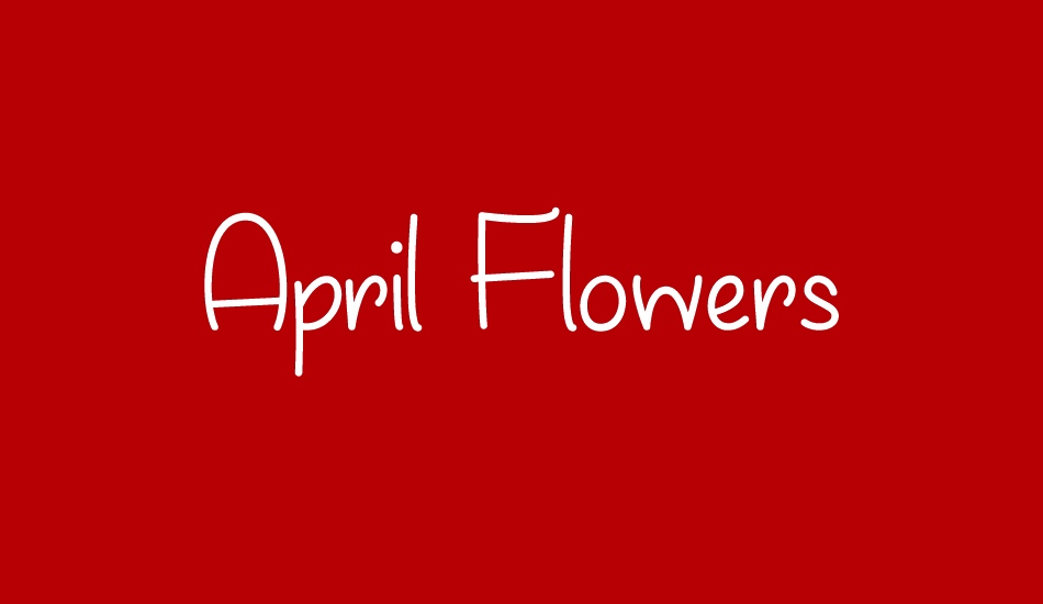april-flowers font big