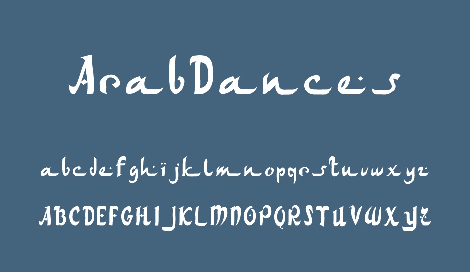 arabdances font