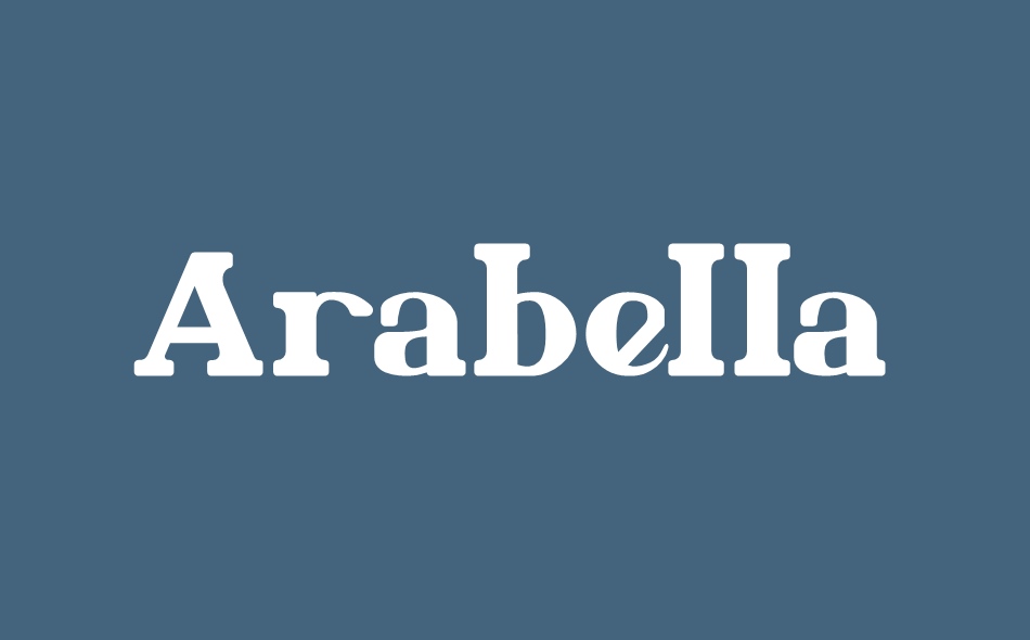 Arabella font big