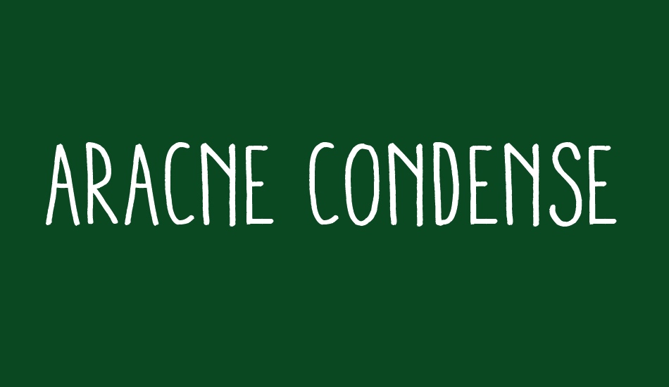 aracne-condensed-regular font big