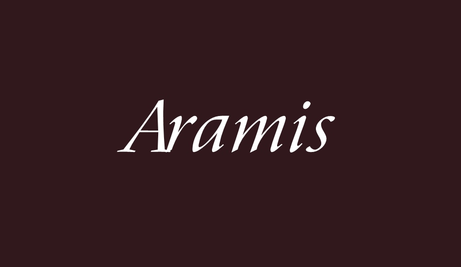 aramis font big