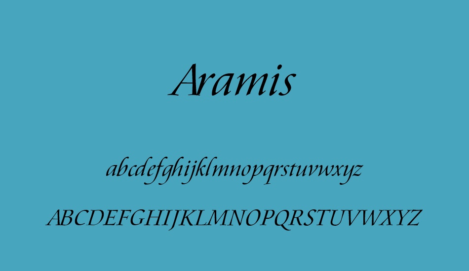 aramis font