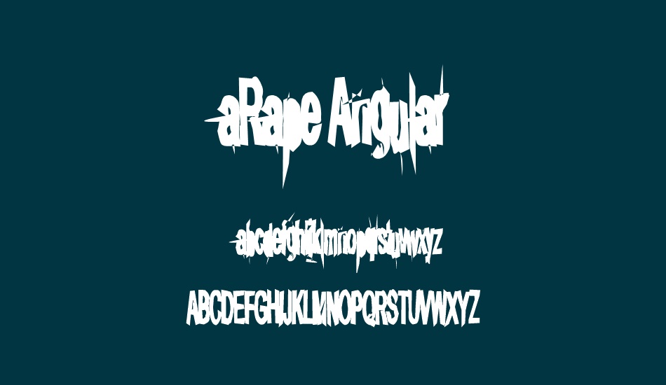 arape-angular font