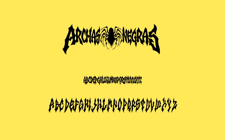 Archaz Negras font