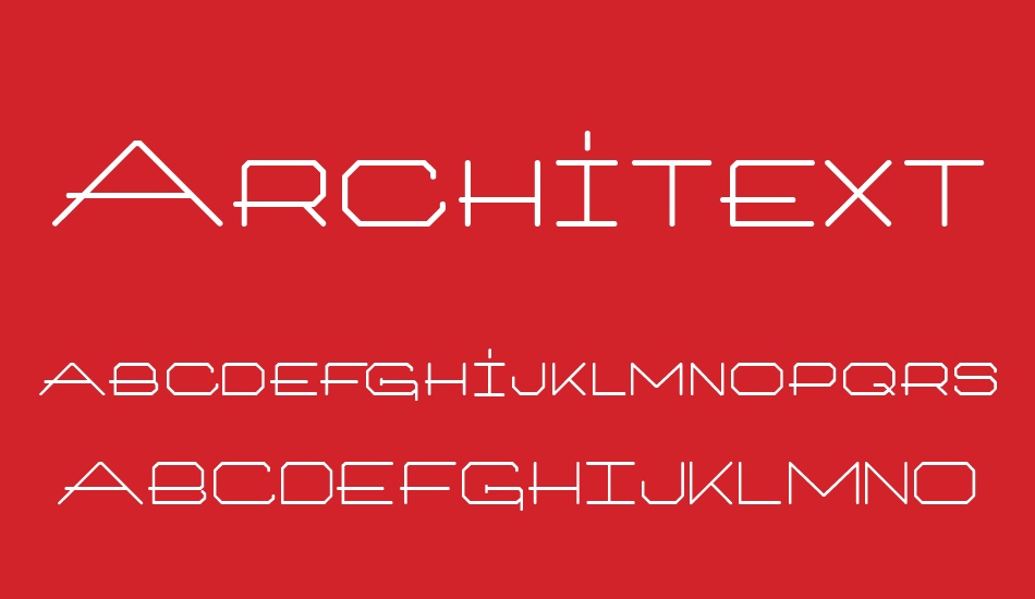 architext font