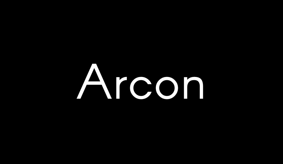 arcon font big