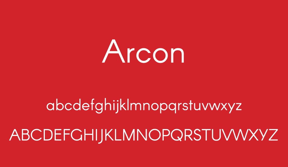 arcon font