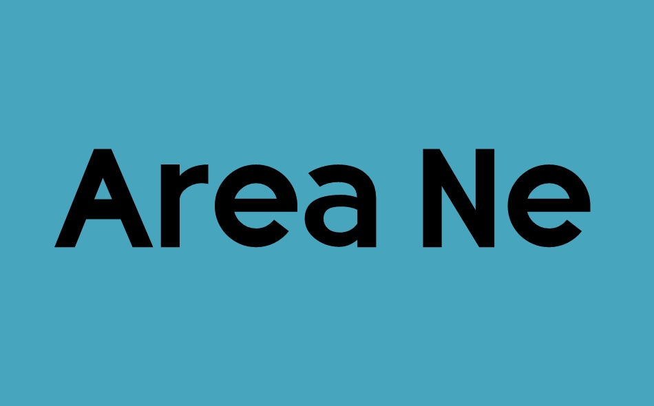 Area Neu font big