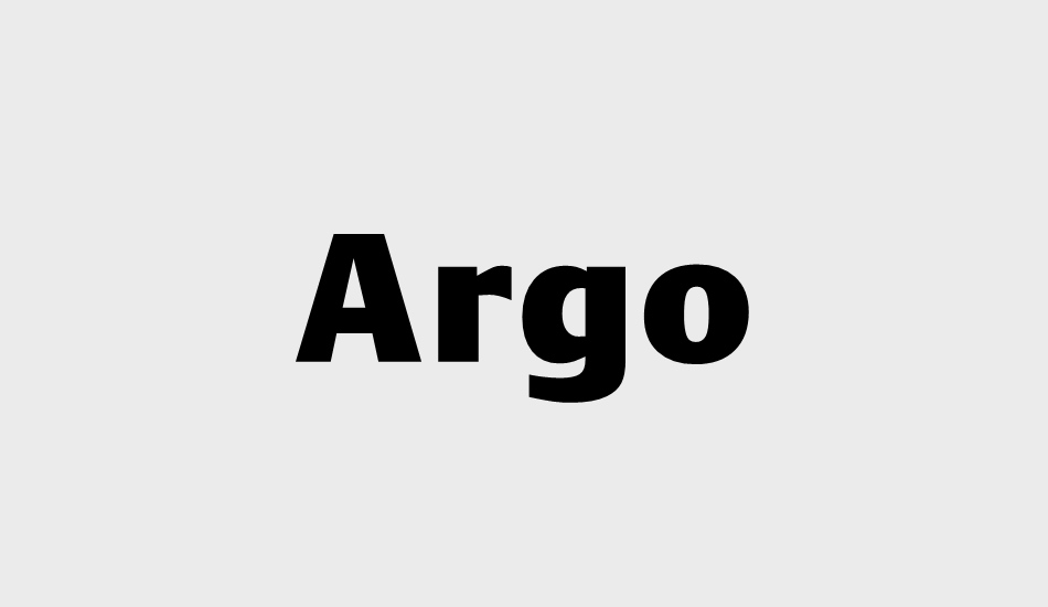 argo font big