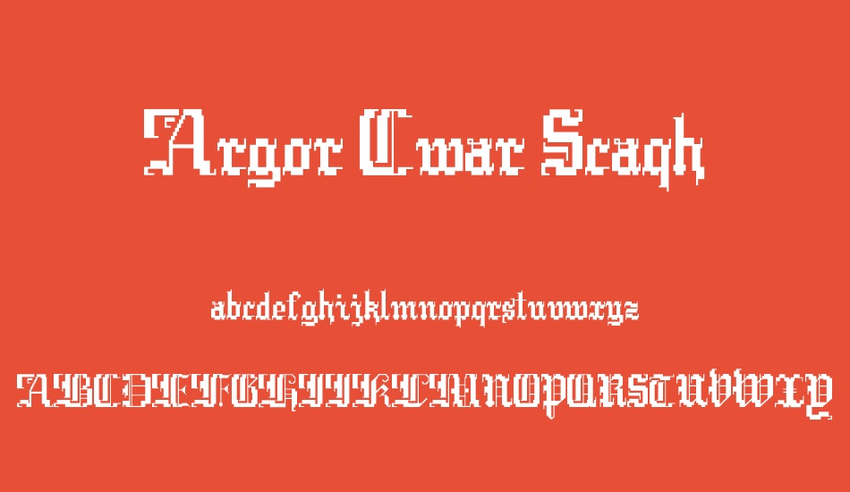 argor-cwar-scaqh font