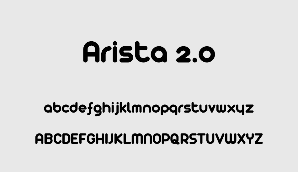 arista font download