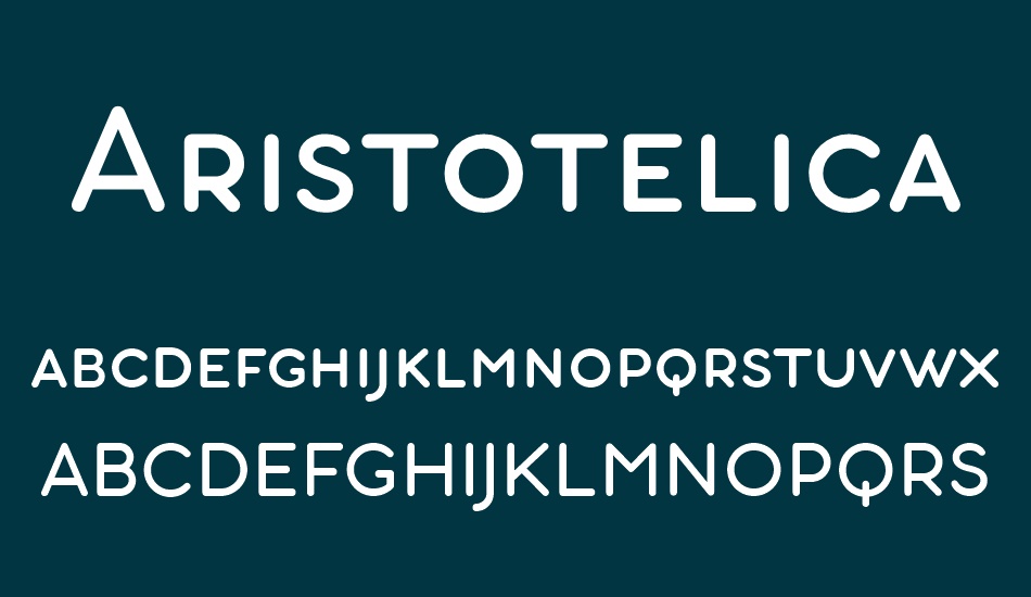 aristotelica-small-caps font