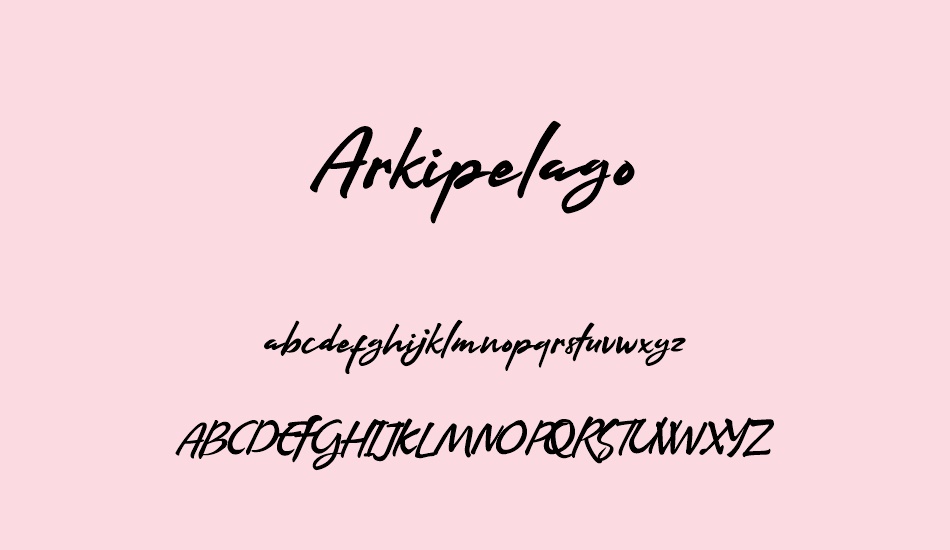 arkipelago font