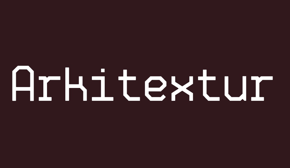 arkitextura font big