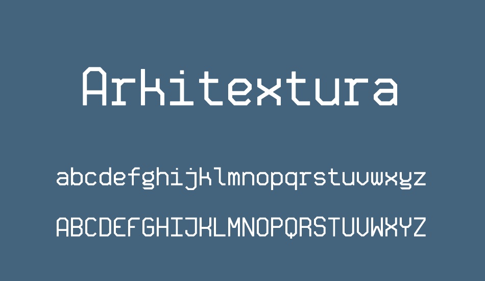 arkitextura font
