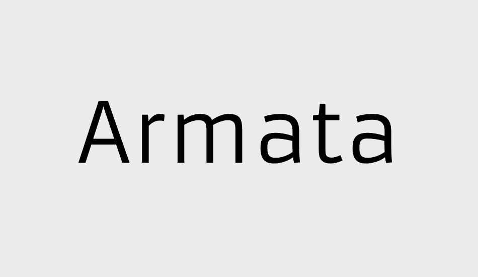 armata font big