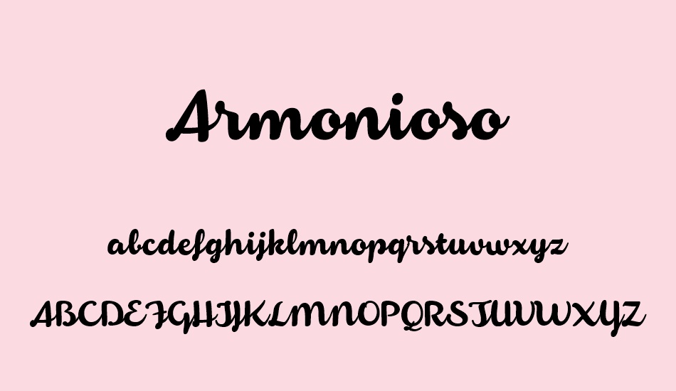 armonioso font