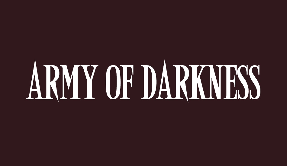 army-of-darkness font big