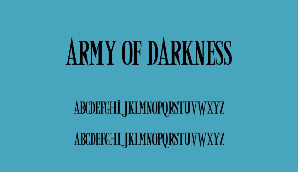 army-of-darkness font