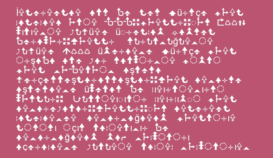 arrow-7 font 1