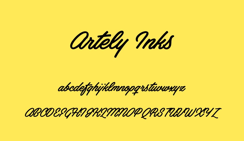 artely-ınks-personal-use font