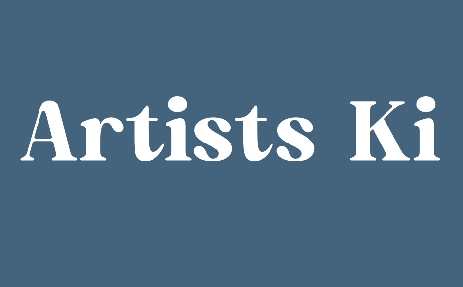 Artists Kindle font big