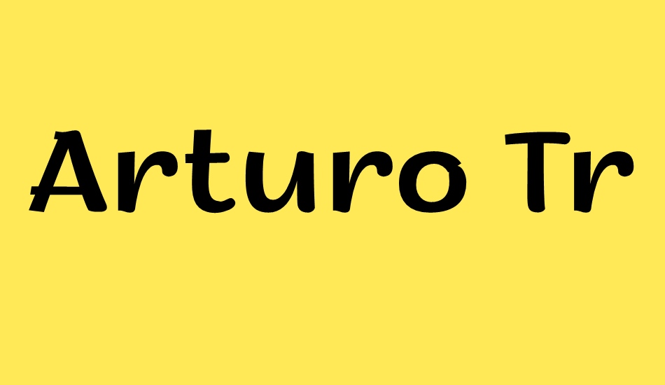 arturo-trial font big