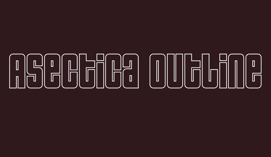 asectica-outline-demo font big