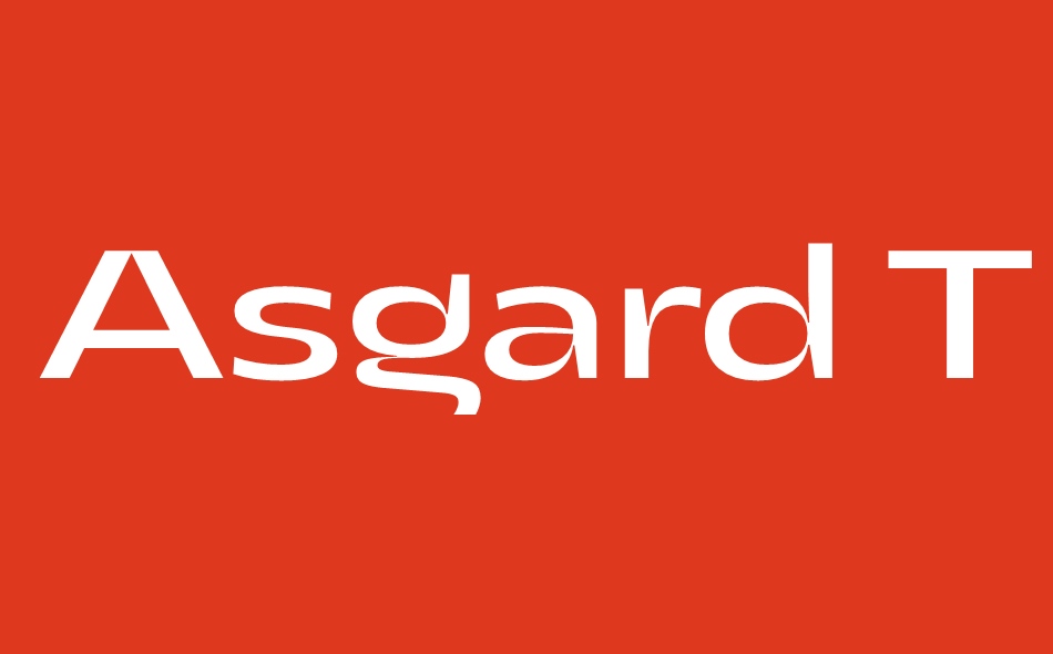 Asgard Wide font big