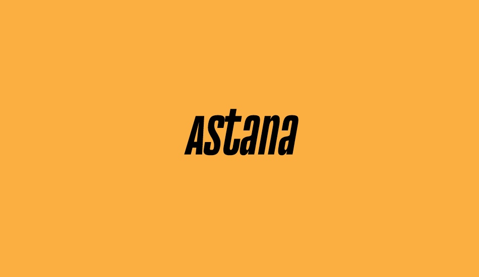 astana font big