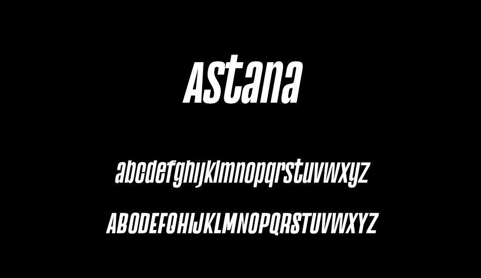 astana font