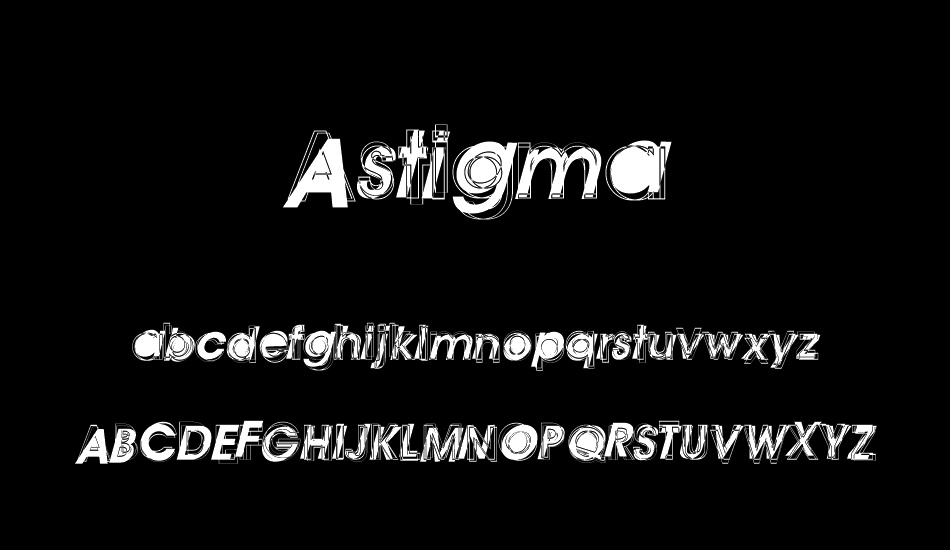 astigma font