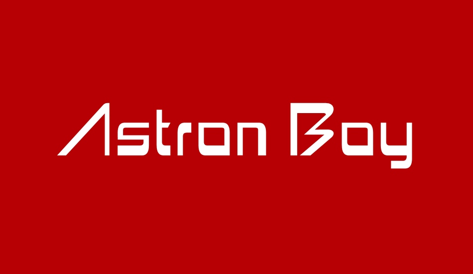 astron-boy font big