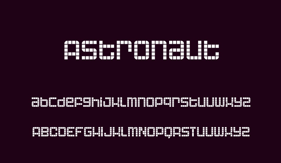 astronaut font