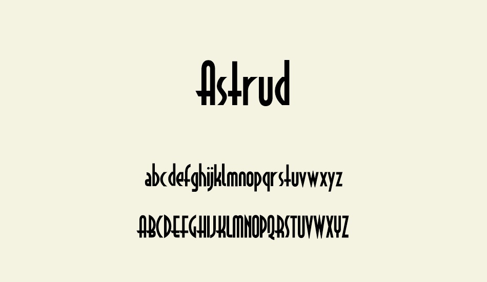 astrud font