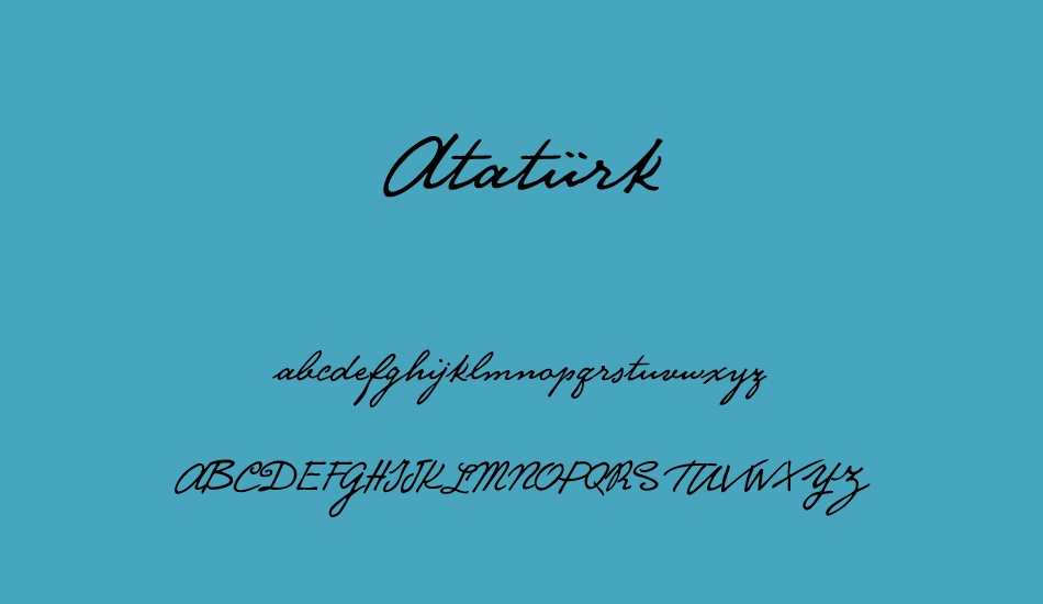 atatürk font