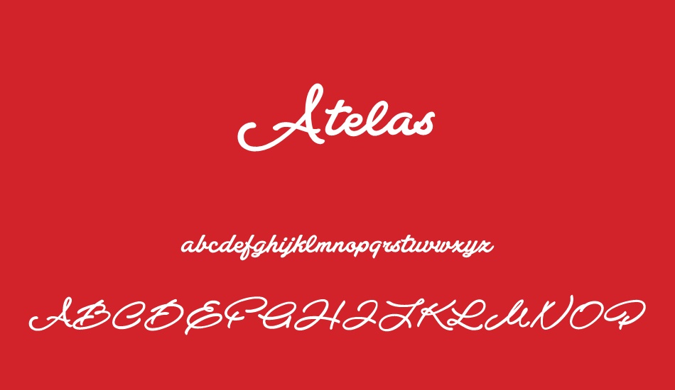 atelas-personal-use-only font