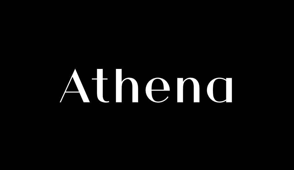 athena font big