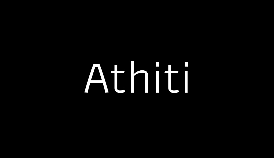 athiti font big