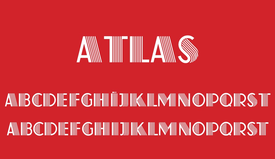 atlas-regular font