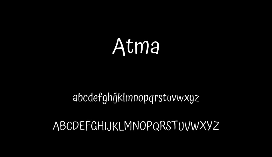 atma font