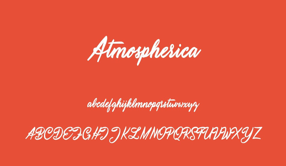 atmospherica-personal-use font