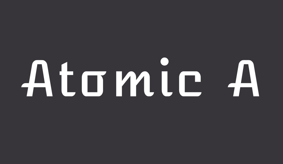 atomic-age font big